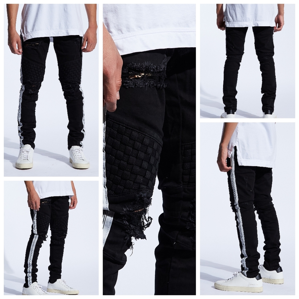 Embellish NYC Bryce Harper - The Rockstar Biker Denim 34 NWT